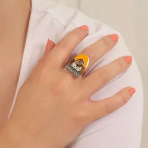 Anillo Amarillo de Ensueño Taratata*Taratata Bijoux Outlet