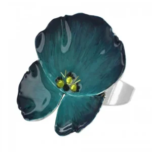 Anillo Flor Azul Bloom Taratata*Taratata Bijoux New