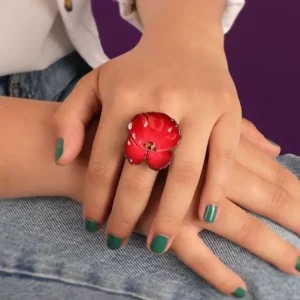 Anillo Flor Granate Bloom Taratata*Taratata Bijoux Online