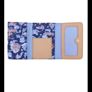 Billetera Zina Floral Azul Oscuro*Oilily Hot
