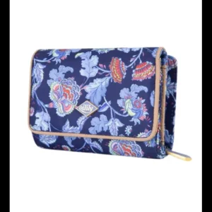 Billetera Zina Floral Azul Oscuro*Oilily Hot