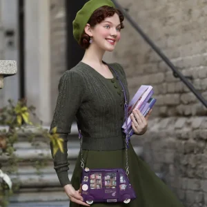 Bolso Bandolera Morado Truck Vendula Travelling Library*Vendula London Discount