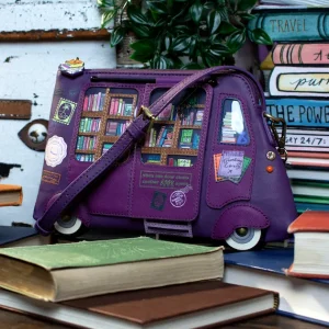 Bolso Bandolera Morado Truck Vendula Travelling Library*Vendula London Discount