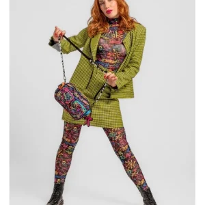 Bolso Bandolera Negro Grafiti Es de Colores*Lolina New