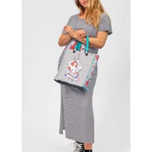 Bolso Bandolera Shopper Classic Sirena Take Me To The Ocean*Lolina Outlet