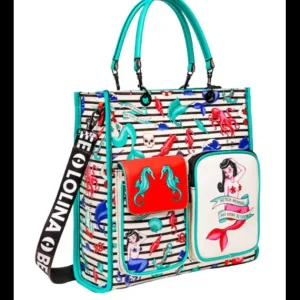 Bolso Bandolera Shopper Classic Sirena Take Me To The Ocean*Lolina Outlet