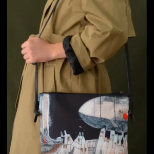 Bolso de Autor Tela Reciclada Noche Profunda*Diseño de Autor New