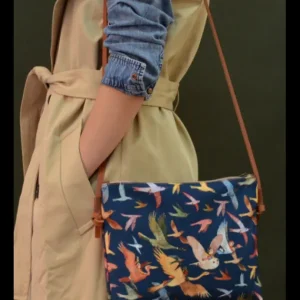 Bolso de Autor Tela Reciclada Pájaros*Diseño de Autor Best