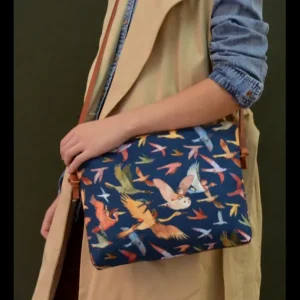 Bolso de Autor Tela Reciclada Pájaros*Diseño de Autor Best