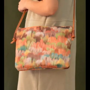 Bolso de Autor Tela Reciclada Farolillos*Diseño de Autor Hot