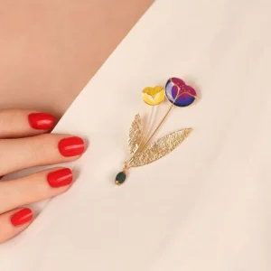 Broche Flores Crocus Taratata*Taratata Bijoux Outlet
