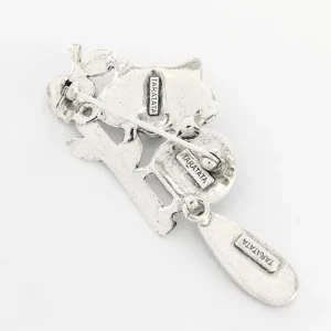 Broche Mapache Raton Lover Couleur Argent Bleu Taratata*Taratata Bijoux Outlet
