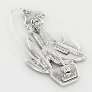 Broche Paloma Le Facteur Couleur Argent Multi Taratata*Taratata Bijoux Discount