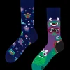Calcetines Asimétricos Monsters*Many Mornings Hot