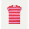 Camiseta Algodón Rayas Rojo y Rosa*Compañía Fantástica Best