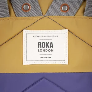 Mochila Canfield B Nylon Reciclado Bicolor Mulberry-Corn*Roka London Hot