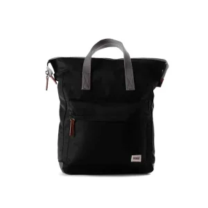 Mochila Negra Bantry B Nylon Reciclado Black*Roka London New