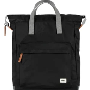 Mochila Negra Bantry B Nylon Reciclado Black*Roka London New