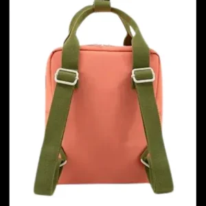 Mochila Pequeña Rosa Bolsillo Cuadros*Sticky Lemon Fashion