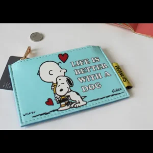 Monedero- Tarjetero Snoopy y Carlitos*Disaster Designs Fashion