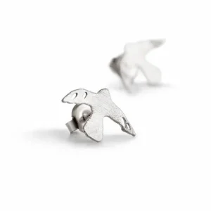 Pendiente Frida Golondrina Plata*Maka Dama Outlet