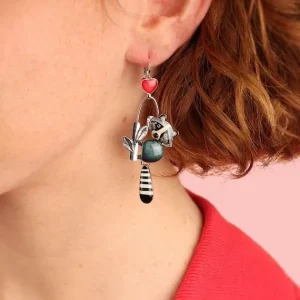 Pendientes Castor Raton Lover Couleur Argent Bleu Taratata*Taratata Bijoux Discount
