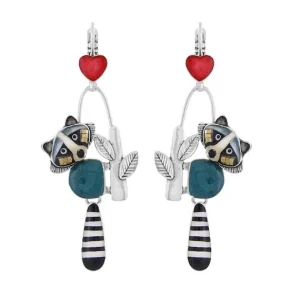Pendientes Castor Raton Lover Couleur Argent Bleu Taratata*Taratata Bijoux Discount
