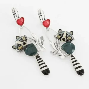 Pendientes Castor Raton Lover Couleur Argent Bleu Taratata*Taratata Bijoux Discount