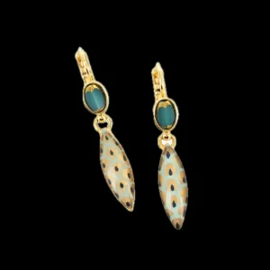 Pendientes Couleur Dore Vert Fuchsia Taratata*Taratata Bijoux Clearance