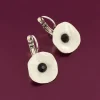 Pendientes Flor Blanca Mambo Couleur Argent Blanc Taratata*Taratata Bijoux Discount