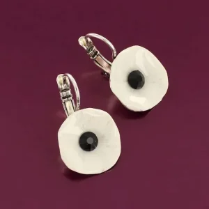 Pendientes Flor Blanca Mambo Couleur Argent Blanc Taratata*Taratata Bijoux Discount
