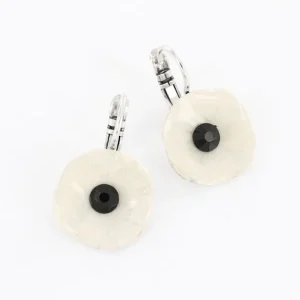 Pendientes Flor Blanca Mambo Couleur Argent Blanc Taratata*Taratata Bijoux Discount