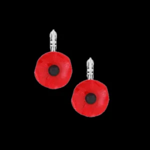 Pendientes Flor Roja Mambo Couleur Argent Rose Taratata*Taratata Bijoux Sale