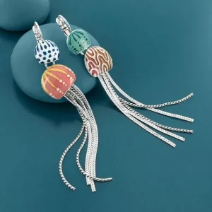 Pendientes Largos Medusas Abysses Couleur Argent Multi Taratata*Taratata Bijoux Sale