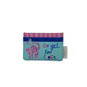 Tarjetero Gato "Go Get 'Em Tiger"*Disaster Designs Clearance