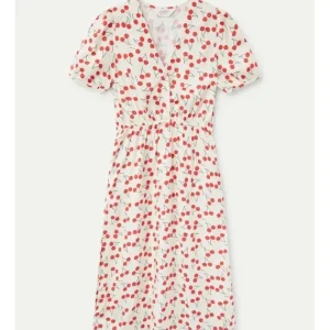 Vestido Camisero Midi Estampado Cerezas*Compañía Fantástica Discount
