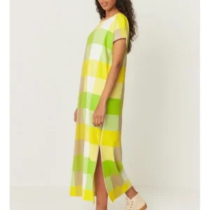 Vestido Largo de Algodón Cuadros Iris Cuadros*SKFK Online